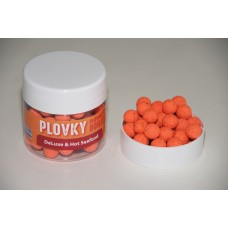 DeLuxe & Hot Seafood plovoucí boilies 100 ml